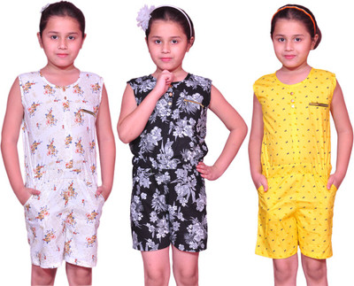 

Pari & Prince Printed Girls Jumpsuit, Multicolor