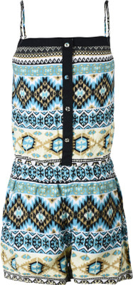 

Naughty Ninos Printed Girls Jumpsuit, Teal