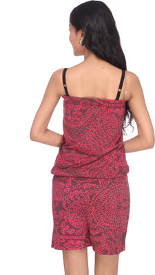 

Deesha Printed Women' Jumpsuit, Red