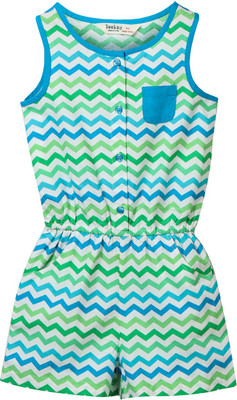 

Beebay Chevron Girls Jumpsuit, Blue