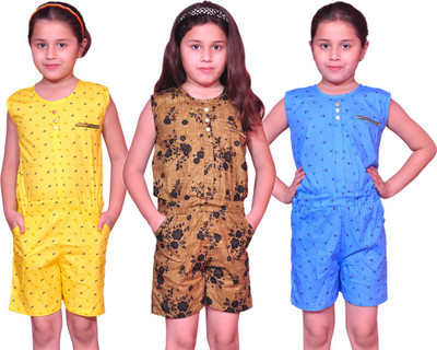 

Pari & Prince Printed Girls Jumpsuit, Multicolor