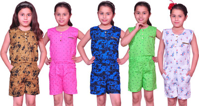 

Pari & Prince Printed Girls Jumpsuit, Multicolor