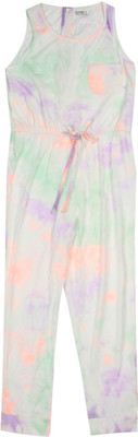 

People Solid Girls Jumpsuit, Multicolor