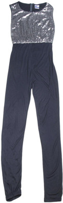 

612 League Self Design Girls Jumpsuit, Navy