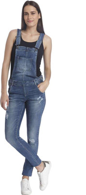 

Vero Moda Solid Women's Jumpsuit, Dark blue denim