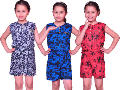 

Pari & Prince Printed Girls Jumpsuit, Multicolor