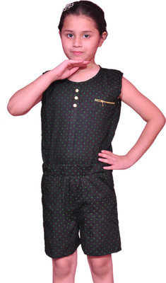 

Pari & Prince Printed Girls Jumpsuit, La salle black
