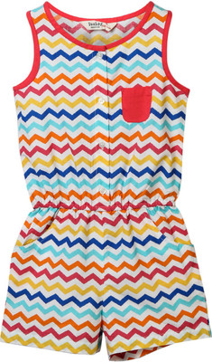 

Beebay Chevron Girls Jumpsuit, Red
