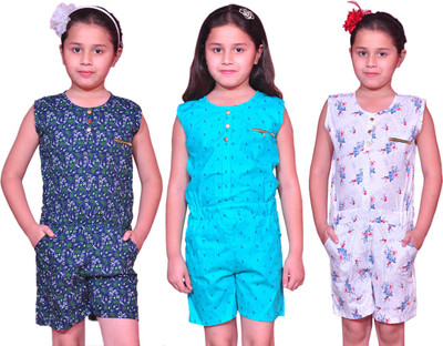 

Pari & Prince Printed Girls Jumpsuit, Multicolor