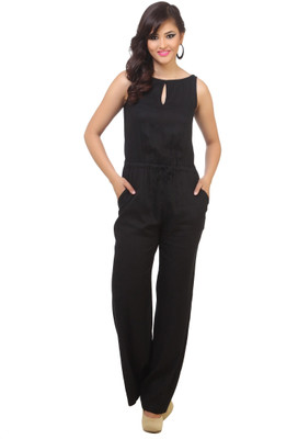 Black sale jumpsuit flipkart