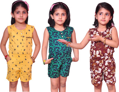 

Pari & Prince Printed Girls Jumpsuit, Multicolor