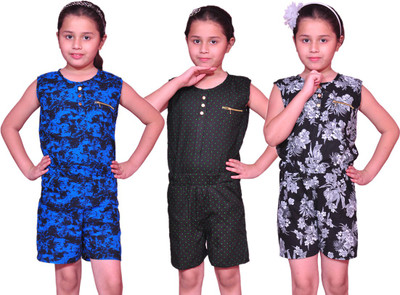 

Pari & Prince Printed Girls Jumpsuit, Multicolor