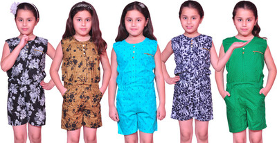 

Pari & Prince Printed Girls Jumpsuit, Multicolor