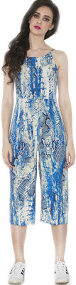 

Divaat Animal Print Women's Jumpsuit, Blue