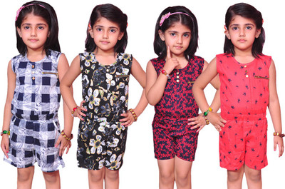 

Pari & Prince Printed Girls Jumpsuit, Multicolor
