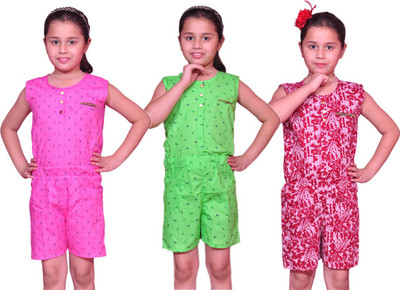 

Pari & Prince Printed Girls Jumpsuit, Multicolor