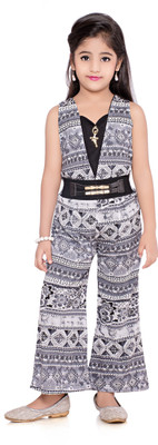 

Hunny Bunny Printed Girls Jumpsuit, Grey