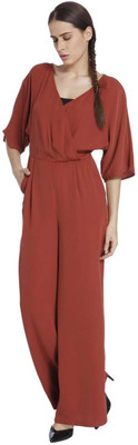 

Vero Moda Solid Women's Jumpsuit, Henna