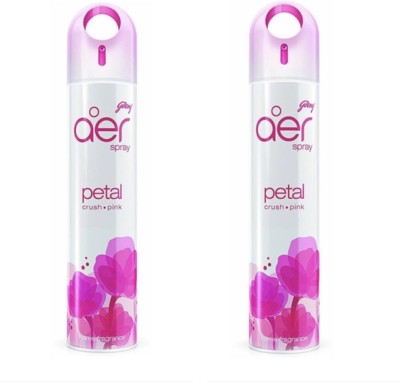 Godrej Aer Petal Crush Pink (PACK OF 2) Home Fragrance Spray(2 x 270 ml)