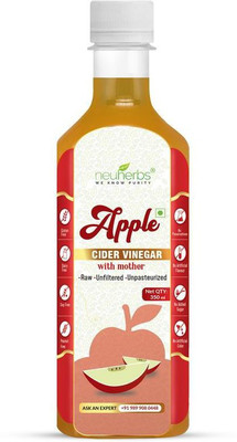 

Neuherbs Apple Cider Vinegar with Mother for Weight Loss Apple Cider Vinegar(350 ml, Apple Flavored)