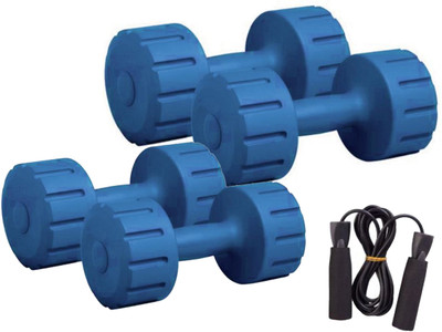FITZON DM PVC 1KG + 3KG COMBO 163 Dumbbells Fixed Weight Dumbbell(4 kg)