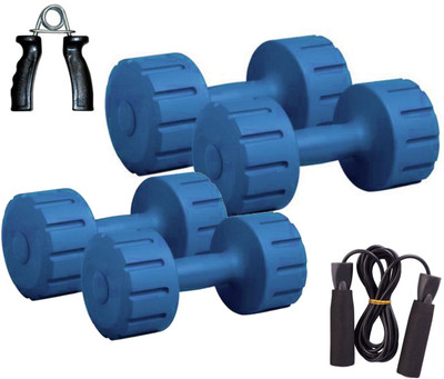 FITZON DM PVC 3KG + 5KG COMBO 166 Dumbbells Fixed Weight Dumbbell(8 kg)