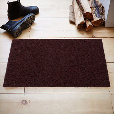 KUBER INDUSTRIES Rubber Door Mat(Maroon, Free)