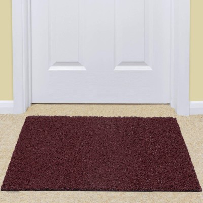 KUBER INDUSTRIES Rubber Door Mat(Maroon, Free)