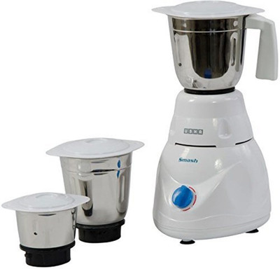 

Usha Smash with 3 jars Watts- 500 Mixer Grinder(White, 3 Jars)