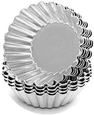 ZenShop Aluminium Tart/Pie Mould 6(Pack of 1)