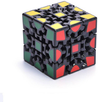 HornFlow VERSION 2 Black Base Magic Gear Cube Speed and Smooth Cube(1 Pieces)