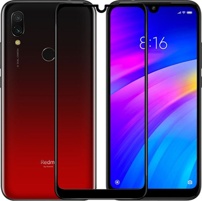 R-TECH Edge To Edge Tempered Glass for Mi Redmi 7, Mi Redmi Y3(Pack of 1)
