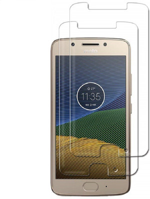 Spinzzy Tempered Glass Guard for Motorola Moto G5(Pack of 2)