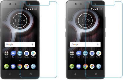 Spinzzy Tempered Glass Guard for Lenovo K8 Plus(Pack of 2)