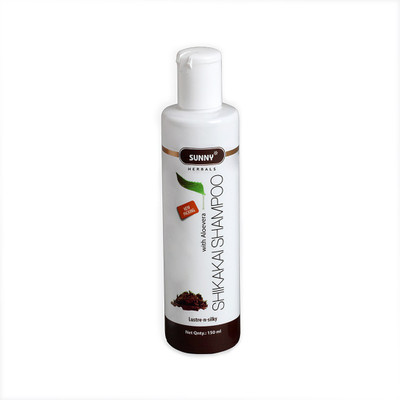Sunny Herbals SHIKAKAI SHAMPOO with Aloevera(150 ml)