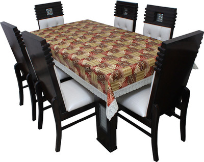 LITHARA Printed 8 Seater Table Cover(Multicolor, Polyester)