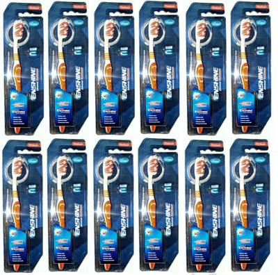Leeford Enshine Advance Toothbrush Set 12pcs Ultra Soft Toothbrush  (12 Toothbrushes)