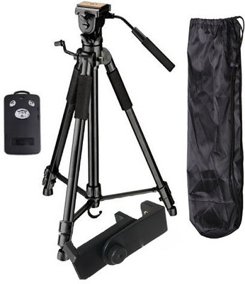 BUY SURETY Tripod-3388 Adjustable Tripod(Black, Supports Up to 1500 g)