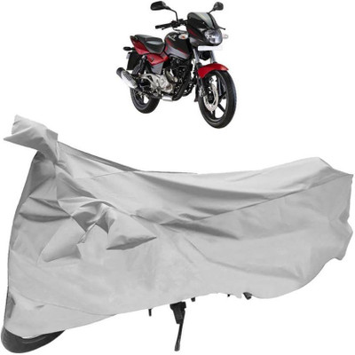 COVER POINT Waterproof Two Wheeler Cover for Bajaj(Pulsar 150 DTS-i, Silver)