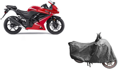 COVER WORLD Waterproof Two Wheeler Cover for Kawasaki(Ninja 300, Green)