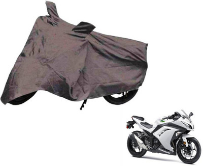 COVERPLANET Waterproof Two Wheeler Cover for Kawasaki(Ninja 1000, Brown)