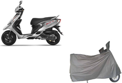 ANLOPE Waterproof Two Wheeler Cover for TVS(Zest, Grey)