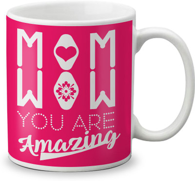 

LOF LOF Gifts For Father I Love You Dad Amazing Gifts Ceramic Mug(325 ml), White