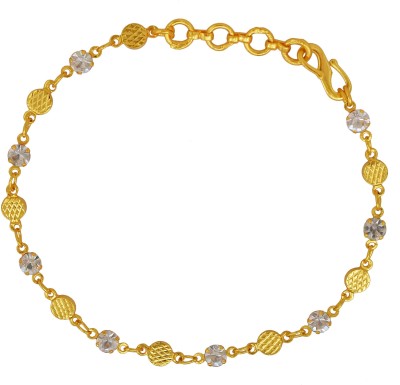 memoir Brass Cubic Zirconia Gold-plated Bracelet