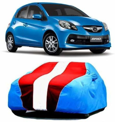 HOLME'S Car Cover For Honda Brio (With Mirror Pockets)(Multicolor)