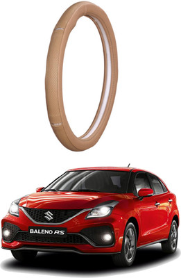 AUTO PEARL Steering Cover For Maruti Baleno(Beige, Leatherite)