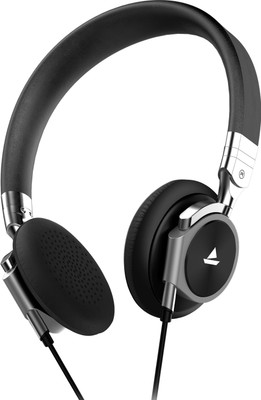 boAt Bassheads 950 Wired Headset with Mic(Black Diamond, On the Ear)