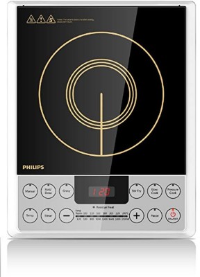PHILIPS HD4929 2100-Watt Induction Cooker (Black Induction Cooktop(Black, Touch Panel)