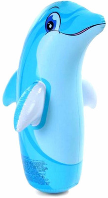 ECOM BHARAT Hit Me Dolphin Inflatable Bouncer (Multicolor) ORIGINAL Inflatable HitMe Toys(Multicolor)