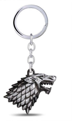 ShopTop Game of Thrones House Winter is coming Stark Head 3D Key Chain